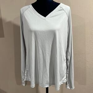 Performance long sleeve V-Neck Sz XL sunshirt hiking outdoor excellent condition